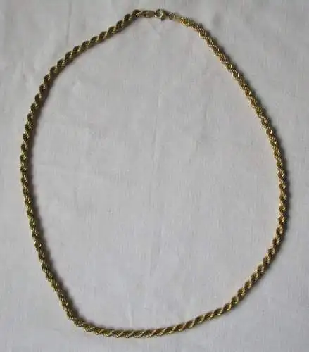 Hübsche gedrehte Damen Hals Kette 333er Gold Länge 49 cm (111833)