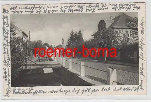 76723 Ak Bretnig in Sachsen Strassenansicht 1934