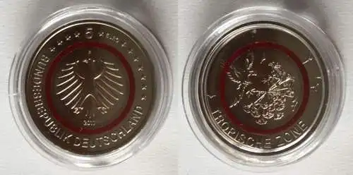 5 Euro Deutschland Tropische Zone - Klimazonen der Erde 2017 F (121034)