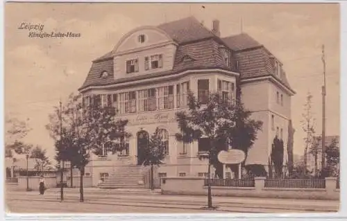 04586 Ak Leipzig Königin-Luise-Haus 1918