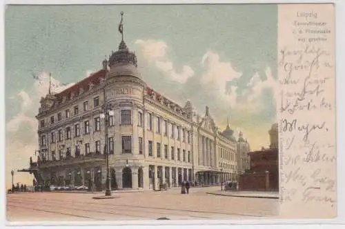 60999 Ak Leipzig Centraltheater von der Promenade aus gesehen 1904