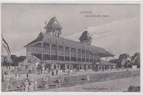 903825 Ak Leipzig Neue Rennplatz-Tribüne 1907