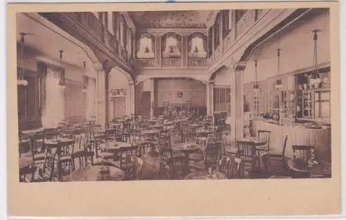 86343 Ak Leipzig Krystall Palast Cafe Konzertsaal 1916