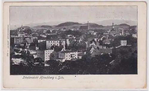 91787 Ak Totalansicht Hirschberg in Schlesien Jelenia Góra Polen um 1910