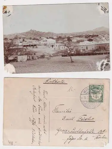 11308 Foto Ak Windhuk Deutsch Süd West Afrika (Namibia) 1909