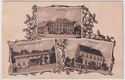 900159 Mehrbild Ak Pochra Gasthof, Herrschaftshaus Rittergut, Schule 1913