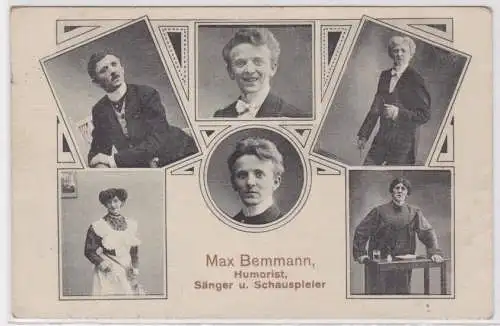 75999 Feldpost Ak Leipzig Max Bemmann Humorist Sänger und Schauspieler 1915