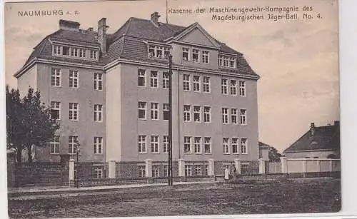 84738 Ak Naumburg Kaserne der Maschinengewehr-Kompagnie des Magdeburg um 1920