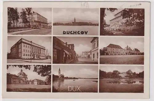 36049 Mehrbild Ak Dux  Duchcov in Nordböhmen 1939