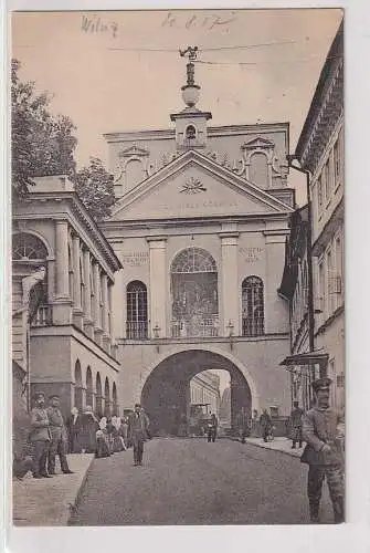 55857 Ak Wilna Ostrabrama Tor der Morgenröte in Vilnius Litauen 1917