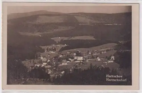 908225 Ak Harrachov (deutsch Harrachsdorf) im Riesengebirge Totalansicht um 1930