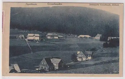 23854 Ak Tippelbaude schlesische Grenzbaude Zollamt 1925