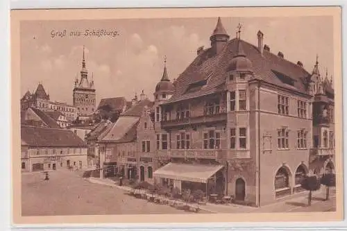 56900 Ak Gruß aus Schäßburg Sighișoara in Rumänien Siebenbürgen um 1930