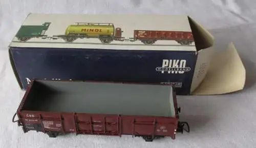 Modelleisenbahn PIKO offener Güterwagen CSD Spur H0 OVP (168165)