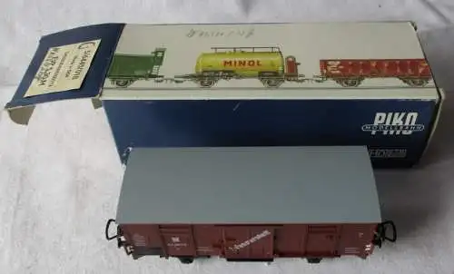 Modelleisenbahn PIKO Gedeckter Güterwagen DR Wasserstoff Spur H0 OVP (168018)