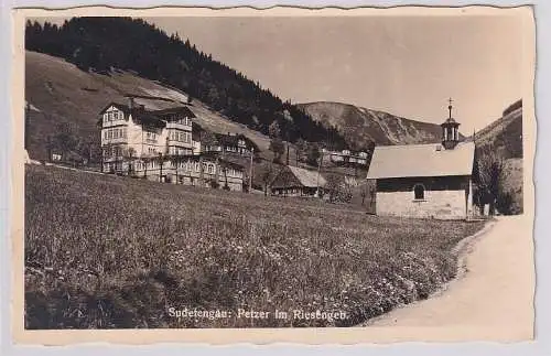 906804 Ak Petzer Pec pod Sněžkou im Riesengebirge Sudetengau 1940