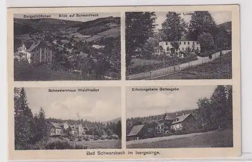 10530 Mehrbild Ak Bad Schwarzbach Czerniawa Zdrój im Isergebirge 1929