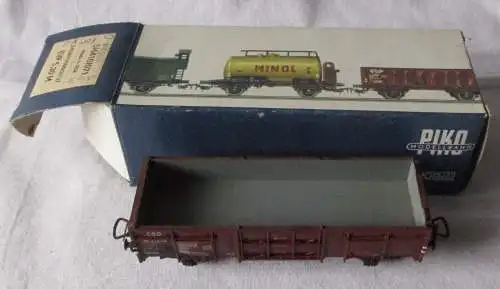 Modelleisenbahn PIKO offener Güterwagen CSD Spur H0 OVP (167683)