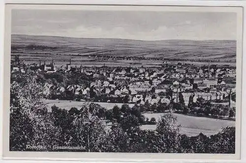 95277 Feldpost Ak Komotau Chomutov Gesamtansicht 1942