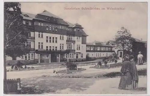 86688 Ak Sanatorium Schreiberhau Szklarska Poręba im Weissbachtal 1909