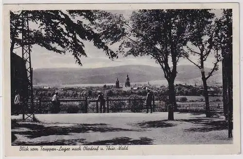 906602 Ak Blick vom Truppenlager nach Ohrdruf und Thüringer Wald 1937