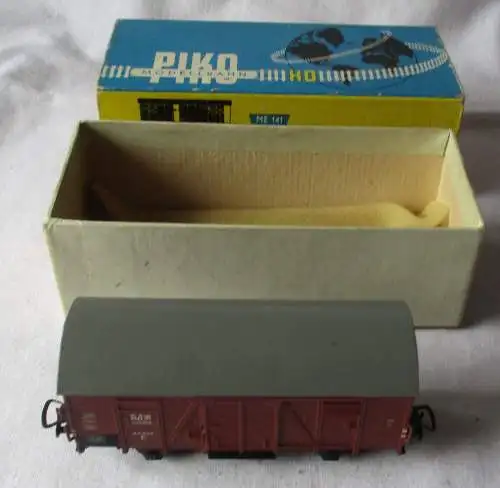 Modelleisenbahn Piko Güterwagen Tonnendach Bulgaria Spur H0 OVP (167913)