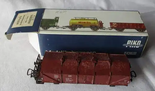 Modelleisenbahn Piko Klappdeckelwagen Kalkwagen Spur H0 ovp (168011)