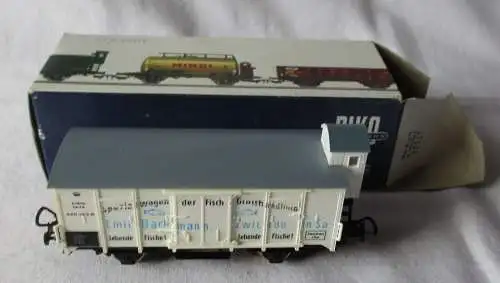 Modelleisenbahn PIKO Güterwagen Fisch Emil Bachmann Zwickau Spur H0 ovp (168398)