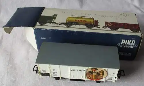 Modelleisenbahn Piko Güterwagen Kühlwagen DR Spur H0 OVP (168070)