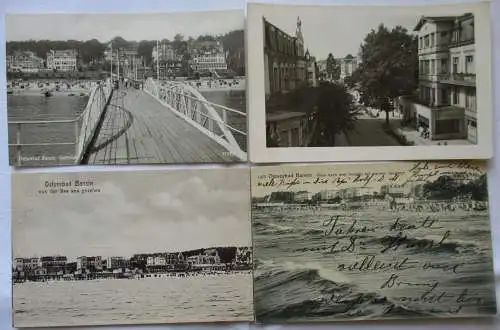 157809/4 Ak Ostseebad Bansin auf Usedom um 1920