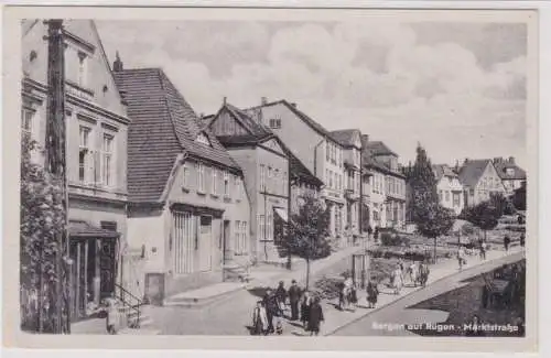 57463 Ak Bergen auf Rügen - Marktstraße 1958