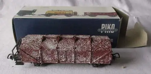 Modelleisenbahn Piko Klappdeckelwagen Kalkwagen Spur H0 ovp (167630)