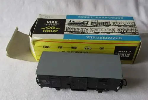 Modelleisenbahn Piko Gedeckter Güterwagen SNCF schwarz Spur H0 ovp (168130)