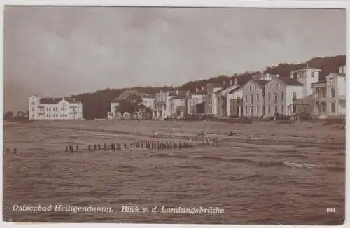 34608 Ak Ostseebad Heiligendamm - Blick von der Landungsbrücke 1944