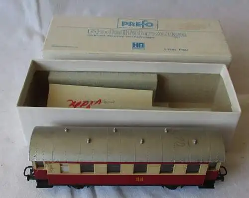 Modelleisenbahn PIKO Personenwagen  bordeaux beige DR Spur H0 OVP (167877)