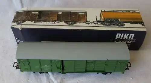 Modelleisenbahn PIKO Bahnpostwagen Schiebetüren Spur H0 OVP (167715)