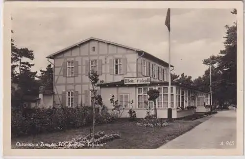 20518 Ak Ostseebad Zempin FDGB Frieden 1953