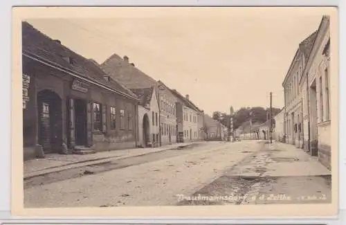 90599 Foto Ak Trautmannsdorf an der Leitha Strassenansicht 1941