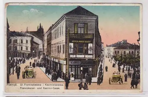 92437 Ak Przemysl Franziskaner- und Kasimirgasse 1916
