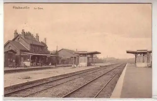 45172 Feldpost Ak Haubourdin La Gare 1915