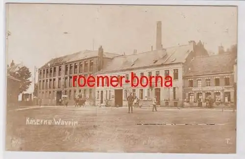 85369 Foto Ak Kaserne Wavrin 1917