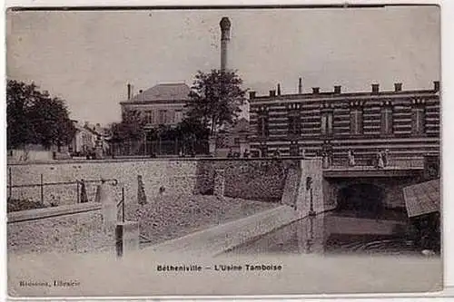 00258 Feldpost Ak Betheniville L´Usine Tamboise 1914