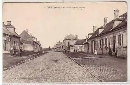 45570 Ak Chiry (Oise) Grande Rue um 1915
