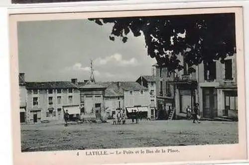 45697 Ak Latille Le Puits et le Bas de la Place um 1920