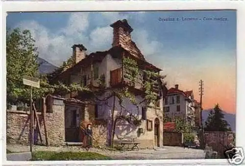 31309 Ak Orselina s. Locarno Casa Rustica um 1925