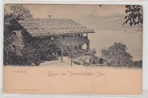 57726 Ak Gruß vom Vierwaldstätter See das Rütlihaus um 1900