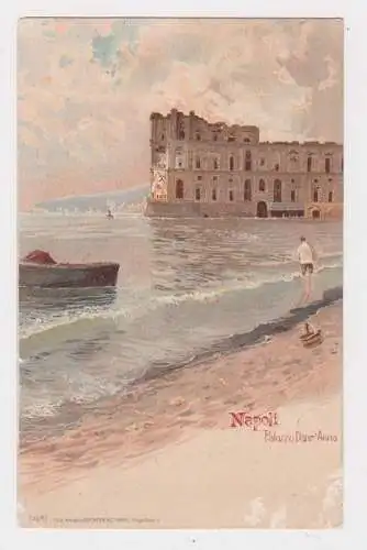 42726 Ak Italien Napoli Palazzo Donn´Anna um 1900