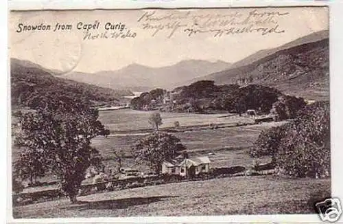 33313 Ak Snowdon from Capel Curig 1904