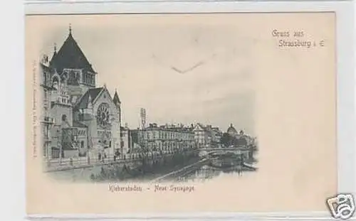 31944 Ak Gruss aus Strassburg i. E. Kleberstaden um1900