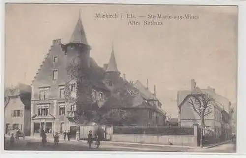 50298 Feldpost Ak Markirch im Elsass altes Rathaus 1914